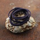 Lederarmband - Lederschnur - Lederband - eckig