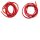 Lederarmband - Lederschnur - Lederband - eckig