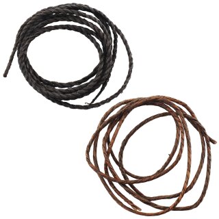 Lederarmband - Lederschnur - Lederband - geflochten