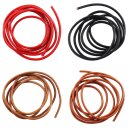 Lederarmband - Lederschnur - Lederband - rund - 3 mm