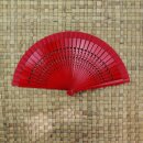 Fan - frond - foldable fan - hand fan - single color - large - dolphin