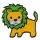 Patch - Lion - yellow-green