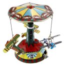 Tin toys - carousel with airplanes - biplane - airplane...
