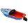 Tin toy - candle boat pop pop boat mini litho rattle boat made of tin blue