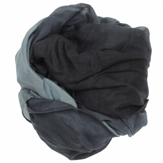 Baumwolltuch - schwarz - Farbverlauf - quadratisches Tuch