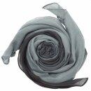 Cotton scarf - black - color gradient - squared kerchief