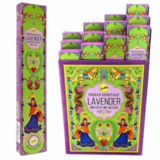 Indian Heritage Räucherstäbchen Lavendel Lavender indische Duftmischung