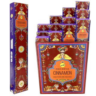 Indian Heritage Räucherstäbchen Zimt Cinnamon indische Duftmischung