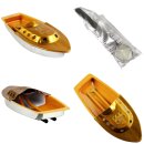 Tin toy candle boat Speedy G Pop Pop tin boat rattle boat