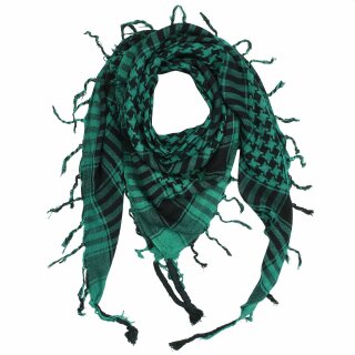 Kufiya - basic woven green - blue - pink - Shemagh - Arafat scarf