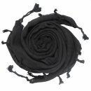 Kufiya - basic woven black - black - Shemagh - Arafat scarf