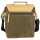 Umhängetasche olivgrün beige Tasche gewaschene Jute Schultertasche Tragegriff
