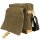 Umhängetasche olivgrün beige Tasche gewaschene Jute Schultertasche Tragegriff