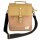 Umhängetasche beige beige Tasche gewaschene Jute Schultertasche Tragegriff