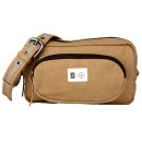 Gürteltasche beige Bauchtasche gewaschene Jute...