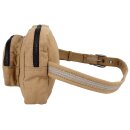 Gürteltasche beige Bauchtasche gewaschene Jute...