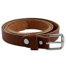 Gürtel aus Leder 2cm Ledergürtel mit Schnalle...