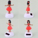 Armaturenbrett Wackelfigur Hula Frau Solar Hawaiian Hula Girl tanzend