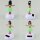 Armaturenbrett Wackelfigur Hula Frau Solar Hawaiian Hula Girl tanzend