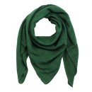 Scarf coarsely woven - heavy quality - green - squared...