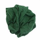 Scarf coarsely woven - heavy quality - green - squared kerchief