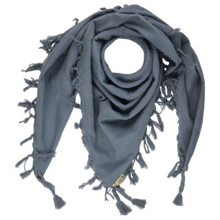 Kufiya grey-blue dark - grey-blue dark Shemagh Arafat scarf