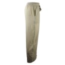 Sommerhose gerade natur meliert einfache Schnürung Schlupfhose Hose