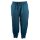 Summer trousers straight blue-petrol mottled single lacing slip-on trousers