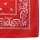 Bandana Tuch - Paisley Muster 02 - rot - weiß - quadratisches Kopftuch