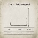 Bandana Tuch - Paisley Muster klassisch grün - weiß - quadratisches Kopftuch