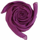 Baumwolltuch lila purpur 100x100cm leichtes Halstuch quadratisches Tuch Schal