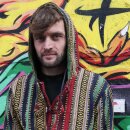 Poncho jacket colourful woven classic Poncho baja jerga mexico style