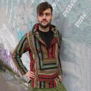 Poncho jacket colourful woven classic Poncho baja jerga mexico style