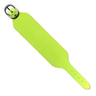 Leather-Bracelet blank -M- - neon-yellow