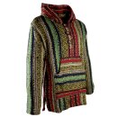 Ponchojacke bunt gewebt invers Poncho Baja Jerga Mexiko Stil