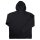 Kapuzenjacke schwarz grob gewebte Jacke Baumwolle Übergangsjacke Hoodie