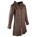 Damenjacke mit Struktur braun-schwarz meliert Mantel...