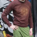 Sweater flower of life pressure brown gold sweatshirt holy geometry