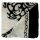 Cotton scarf tribal style black beige ornament 100x100cm light neckerchief square scarf scarf