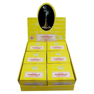 Satya Räucherkegel Citronella Räucherkerze indische Duftmischung