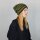 Oversized woolen hat - green - brown - Knit cap - Longsize beanie