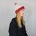 Woolen hat with bobble and stripes pattern - white - red-rosa - Knit cap with pop pom