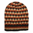 Oversize Wollmütze - braun - kupfer - warme Strickmütze - Longsize Mütze