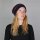Oversized woolen hat - purple - multi-colored - Knit cap - Longsize beanie