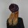 Oversize Wollmütze - lila - mehrfarbig - warme Strickmütze - Longsize Mütze