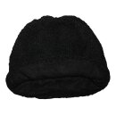 Woolen hat - black - Knit cap