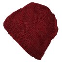 Wollmütze - rot - warme Strickmütze