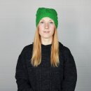Woolen hat - green- Knit cap