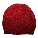 Woolen hat - red - brown - Knit cap