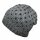 Wollmütze mit Muster - grau - schwarz - warme Strickmütze